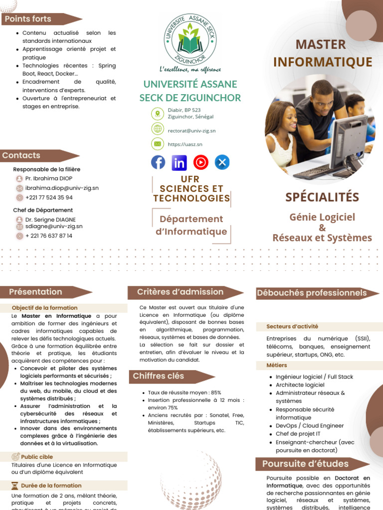 1-Master Informatique | PDF | Informatique | Logiciel