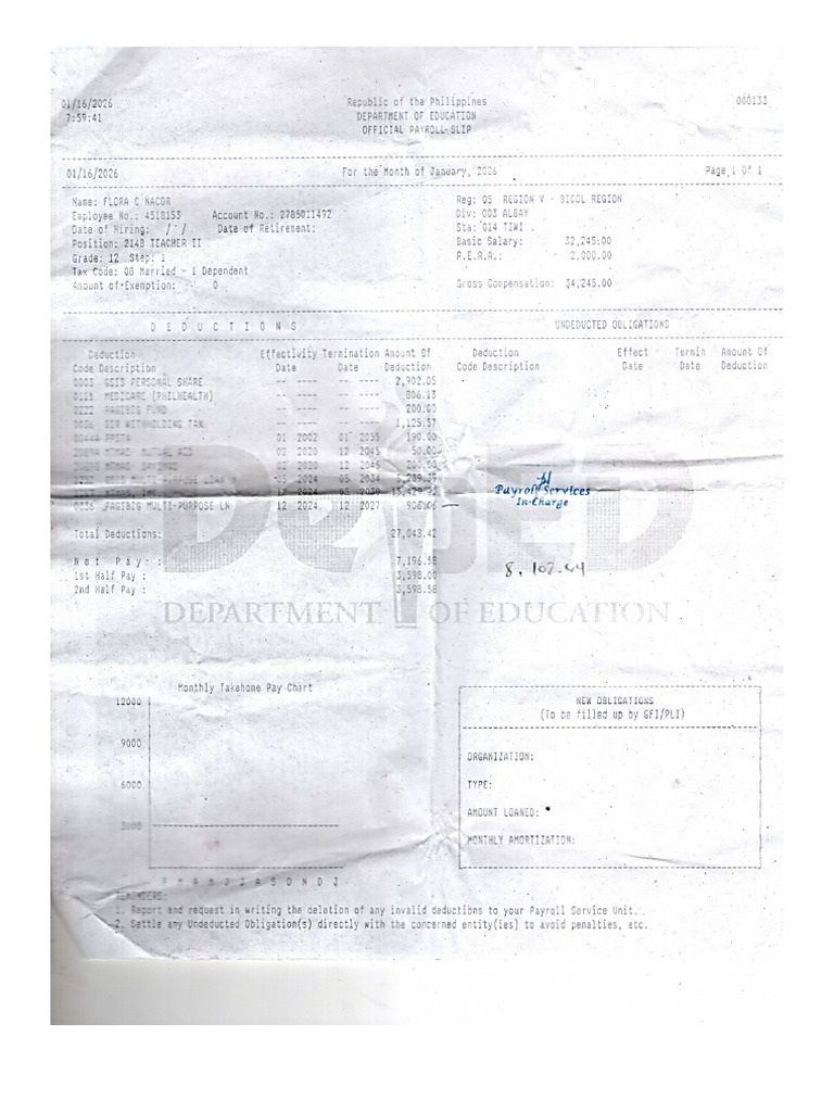 Payslip Mapol | PDF