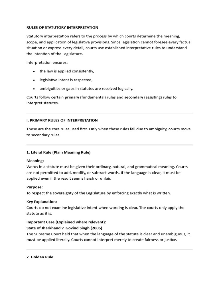 LD 5 | PDF | Statutory Interpretation | Plain Meaning Rule
