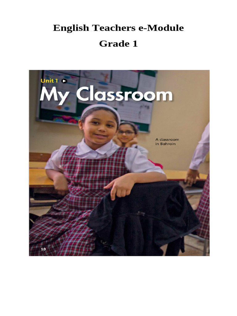 Our World 1 Unit 1 - My Classroom (Template) | PDF | Classroom | Human ...
