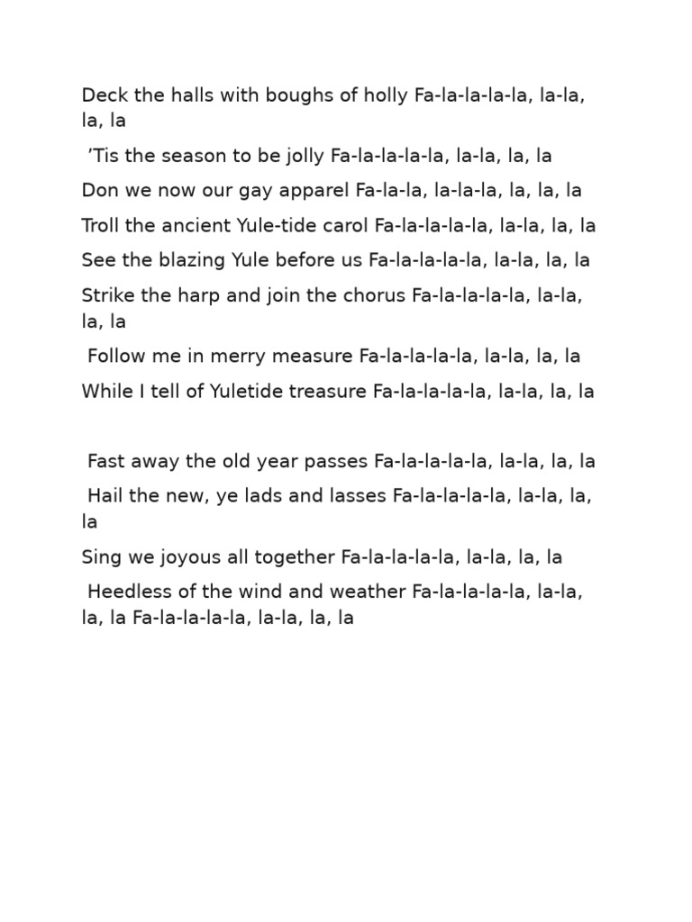 Deck the Hall | PDF