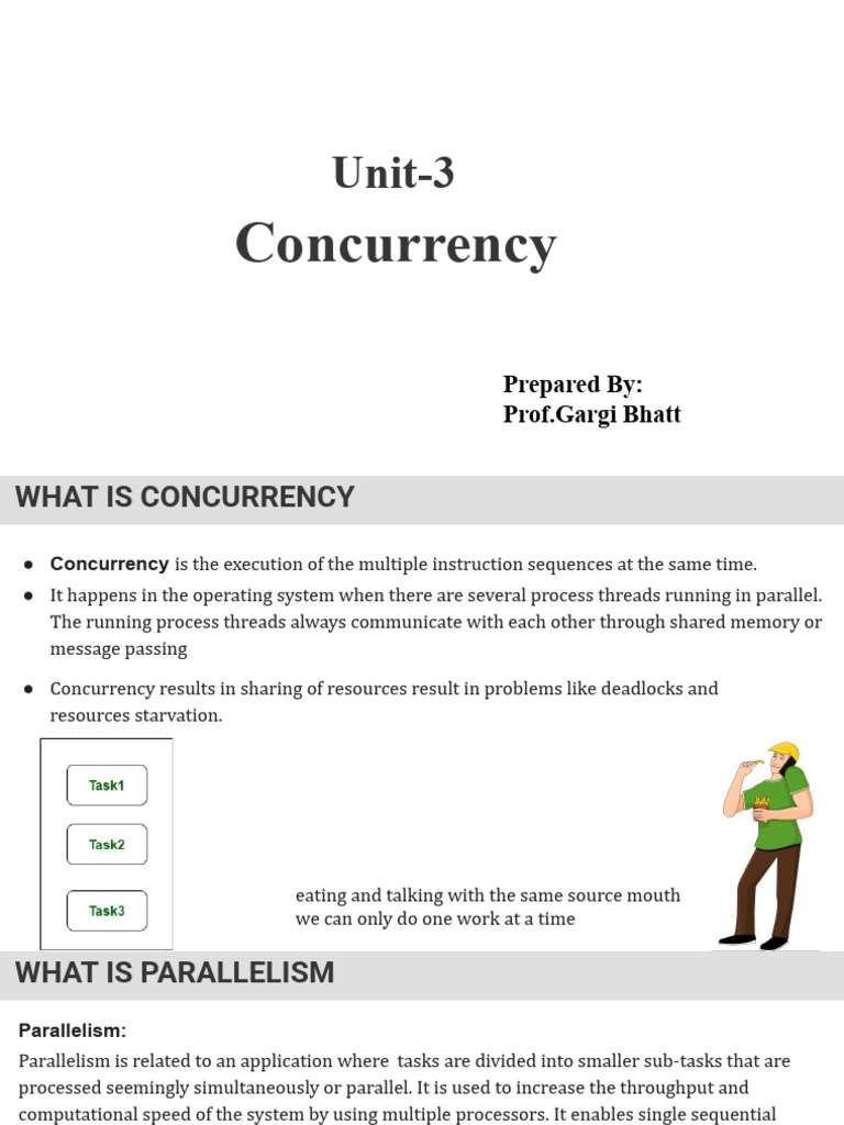 Unit 3 Concurrency | PDF | Process (Computing) | Thread (Computing)