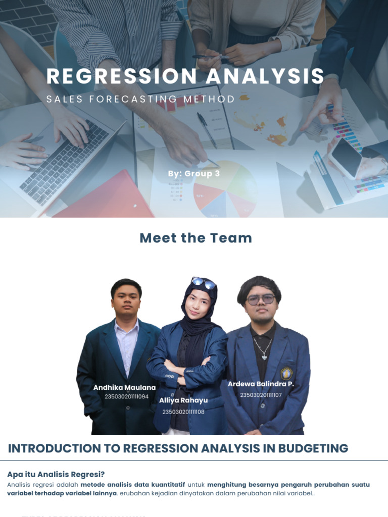 Group 3 - Regression Analysis | PDF