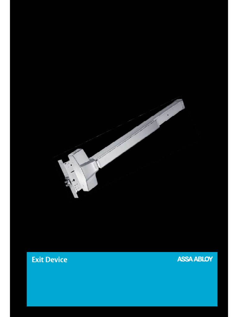 c. Exit Devices | PDF
