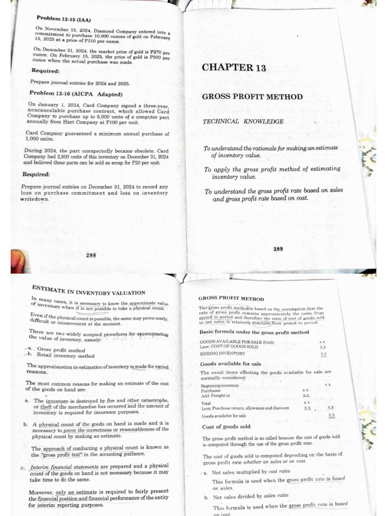 INTACC 1 Chapters 13-21 | PDF