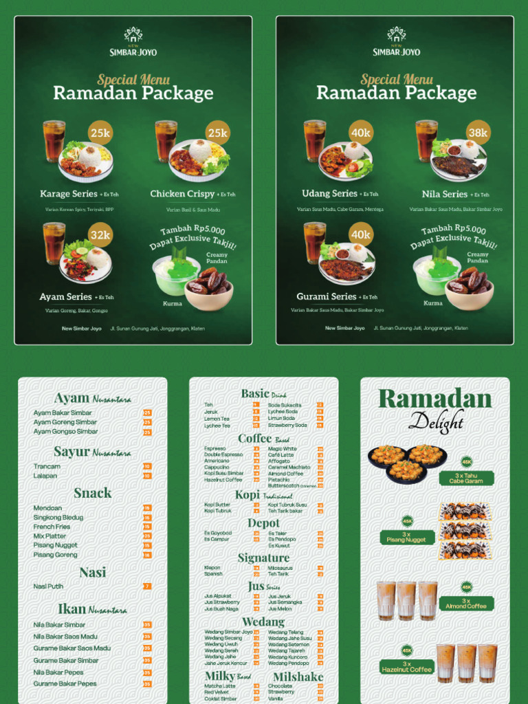 Menu Ramadhan Rev | PDF