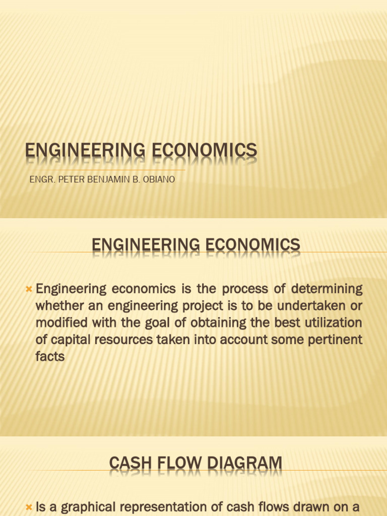 Engineering Economics Notes | PDF | Depreciation | Business Economics