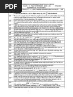 2025 Mathematics Mid Term Exam Questions | PDF | Polynomial | Numbers