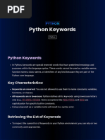 Comprehensive Python Keywords List | PDF | Control Flow | Anonymous ...