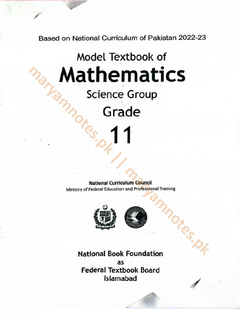 f11 Mathematics Book | PDF
