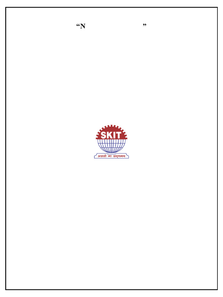 Report Format 2025 26 | PDF | System | Interface (Computing)