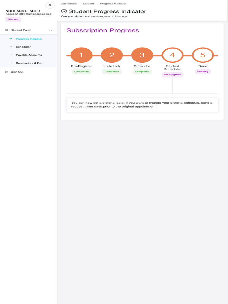 Dashboardstudent | PDF