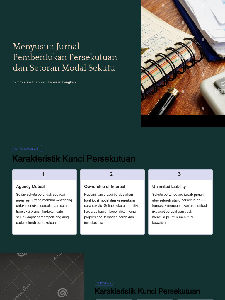 Pert 2. Menyusun Jurnal Pembentukan Persekutuan Dan Setoran Modal ...