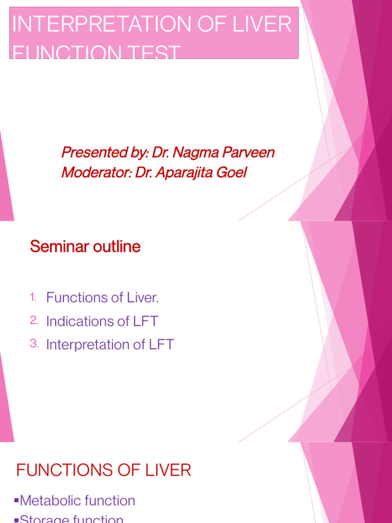 Liver Function Test | PDF | Alanine Transaminase | Medical Specialties