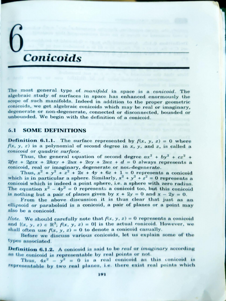 3D Geometry Concoids | PDF