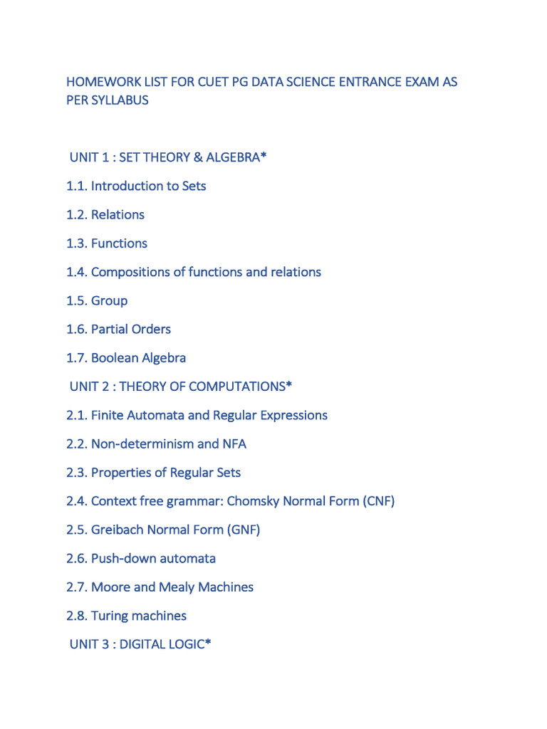 Cuet PG Data Science 2026 | PDF | Computer Network | Computing