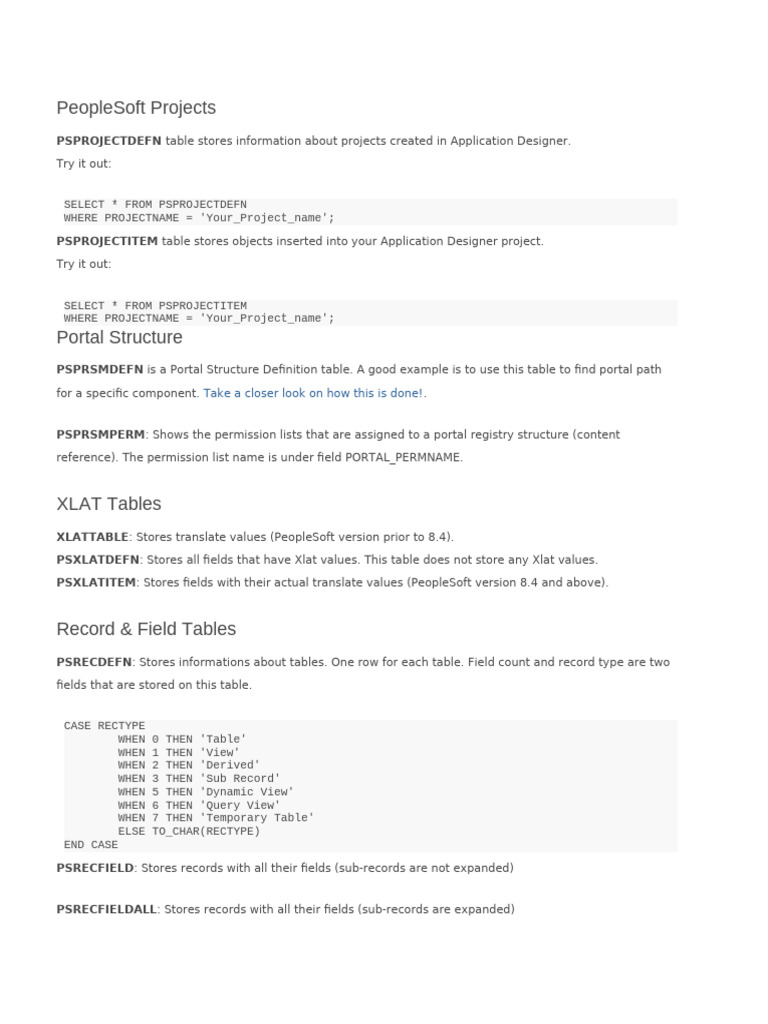 PS - Meta Tables | PDF | Metadata | Hyperlink