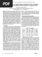 Download Analytic Hierarchy Process AHP Weighted Scoring Method WSM And Hybrid Knowledge Based System HKBS for Software Selection a Comparative Study by Ada Aja SN100925275 doc pdf