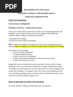 Selective Reading Strategies Explained | PDF