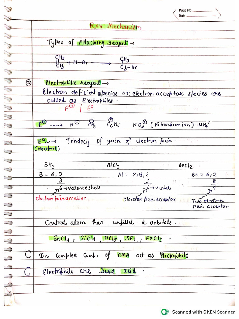 Rxn Mechanism | PDF
