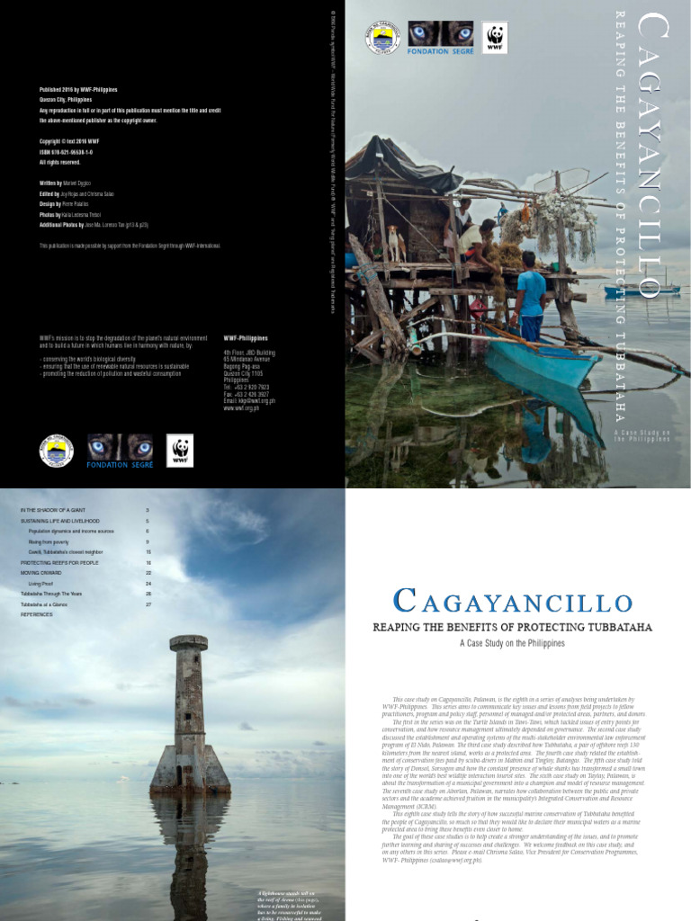 WWF Cagayancillo Case Study | PDF | Recession | World Wide Fund For Nature
