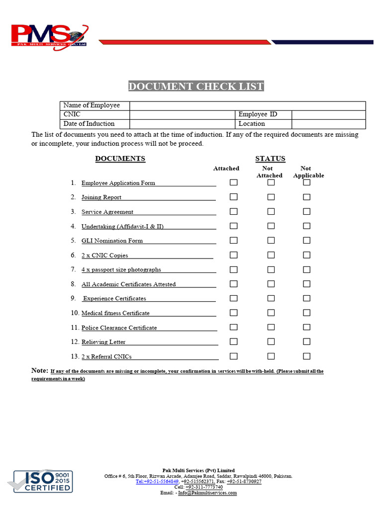 Pms Os Staff Documents | PDF | Employment | Contractual Term