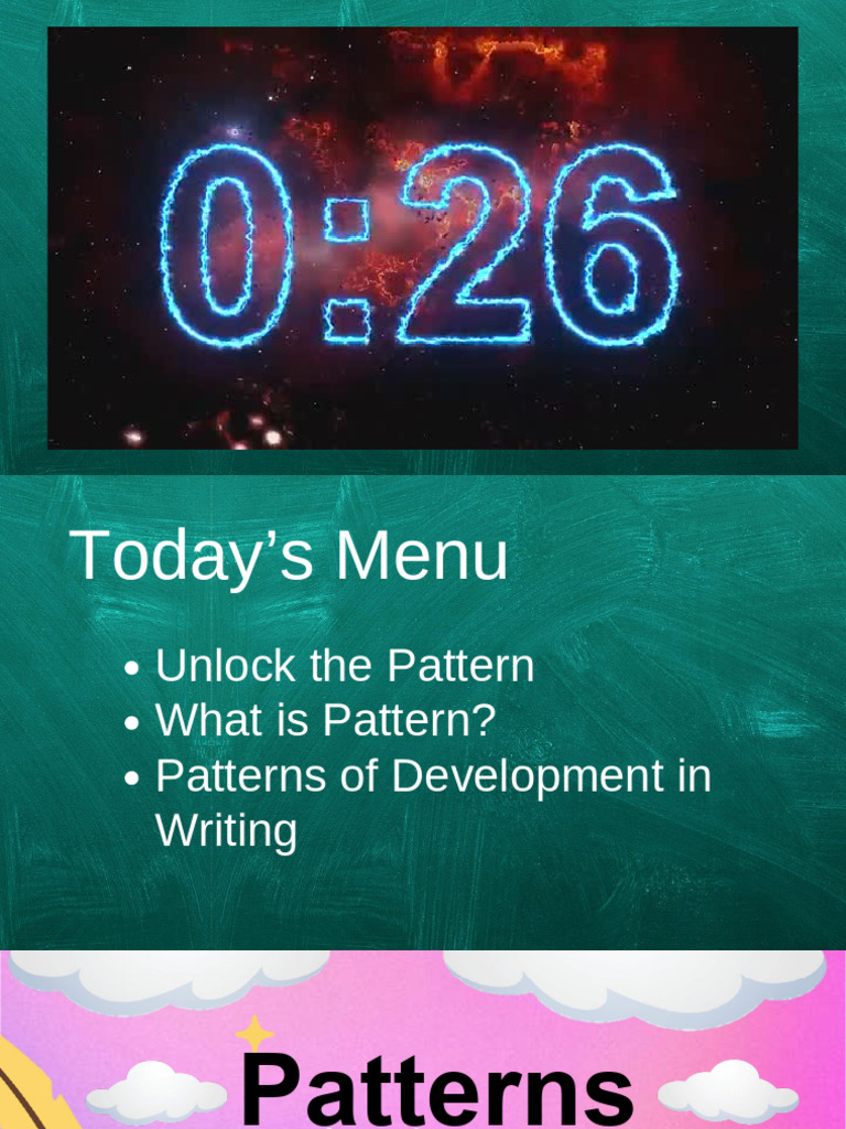Patterns of Development in Writing | PDF