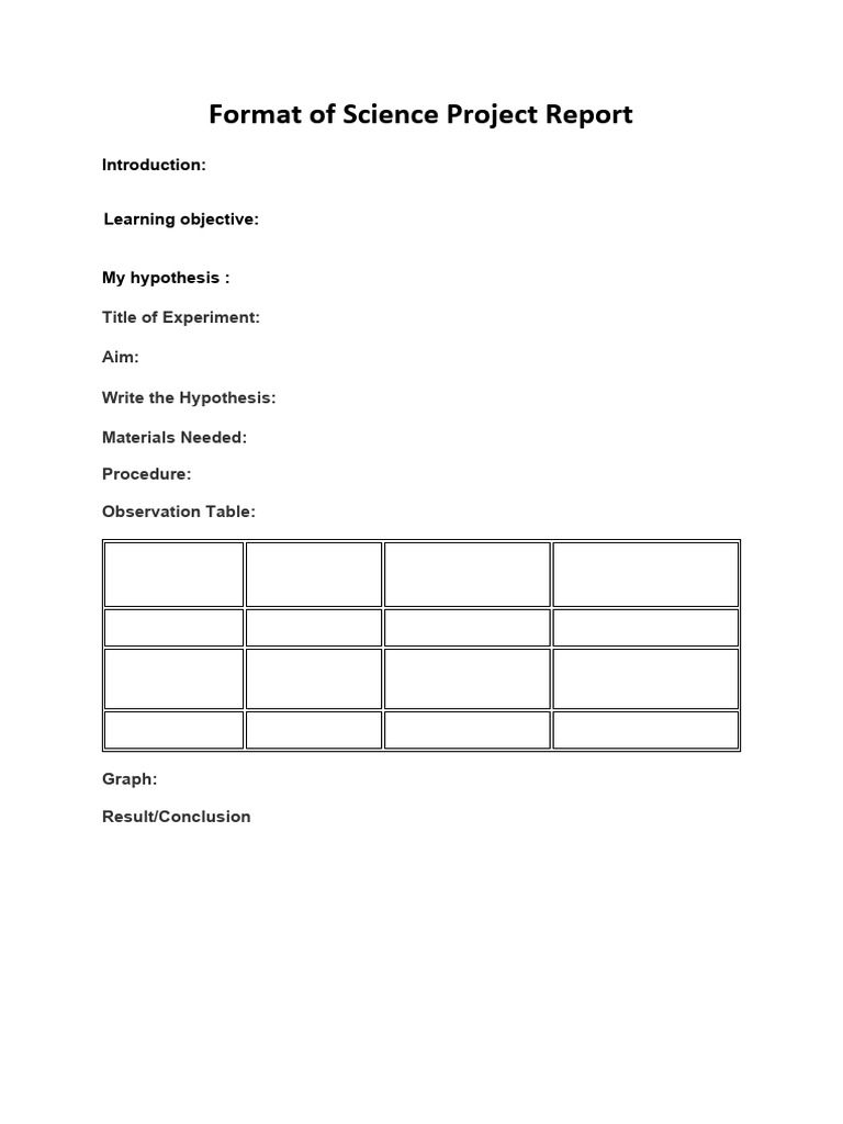 Grade 9 Report Format | PDF