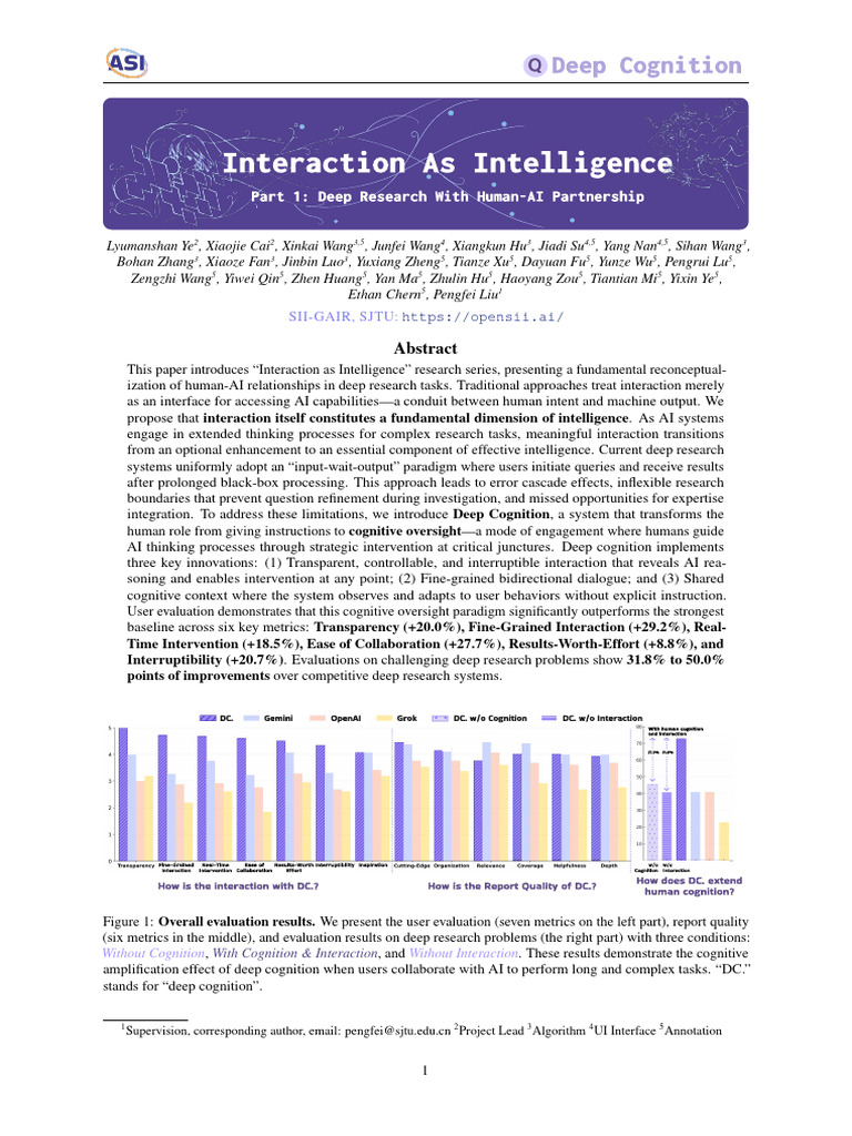2025 Interaction As Intelligence | PDF | Artificial Intelligence ...