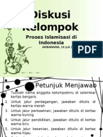 PPT Diskusi "Proses Islamisasi di Indonesia"