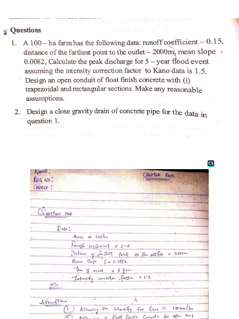 CE 413 Assignment 4 (UMAR) | PDF