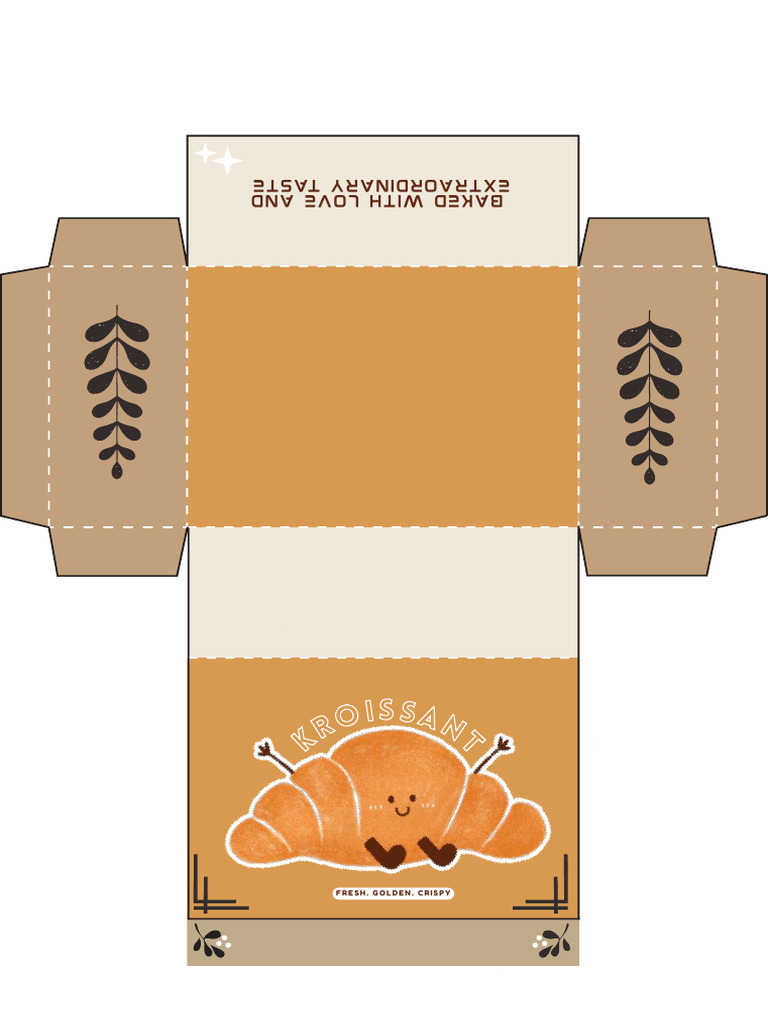 Blue Rectangle Packaging Printable A4 PDF | PDF