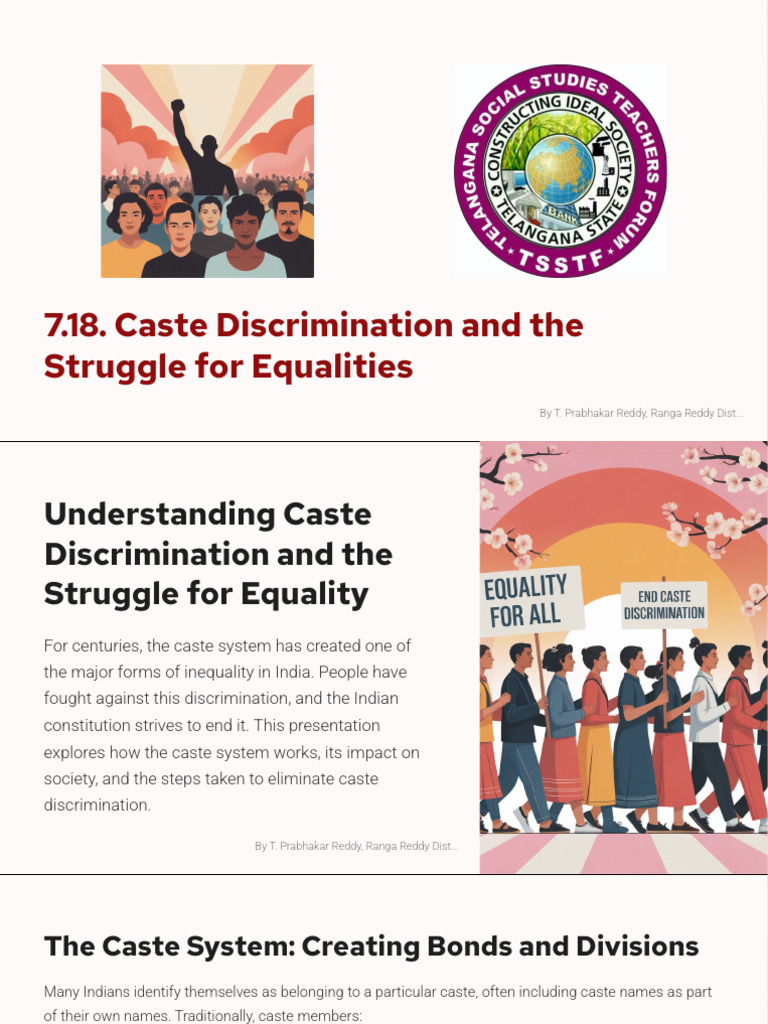 7 18 Understanding Caste Discrimination and The Struggle For Equality ...
