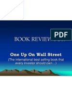 Book Review For: One Up On Wall Street