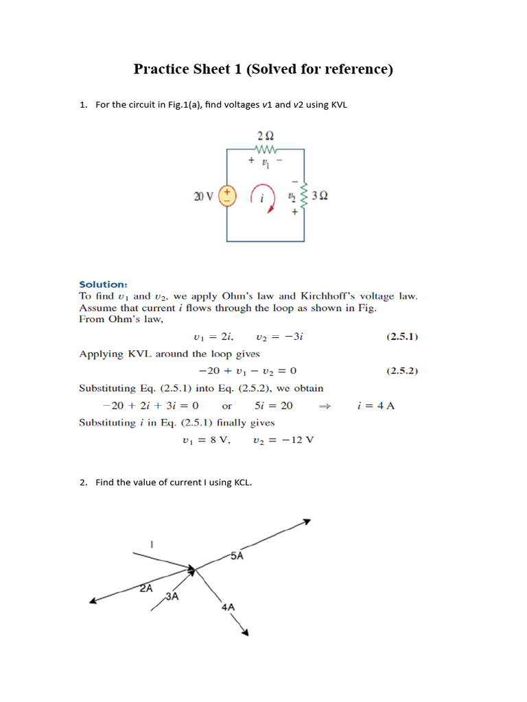 L - Practice Sheet 1 | PDF