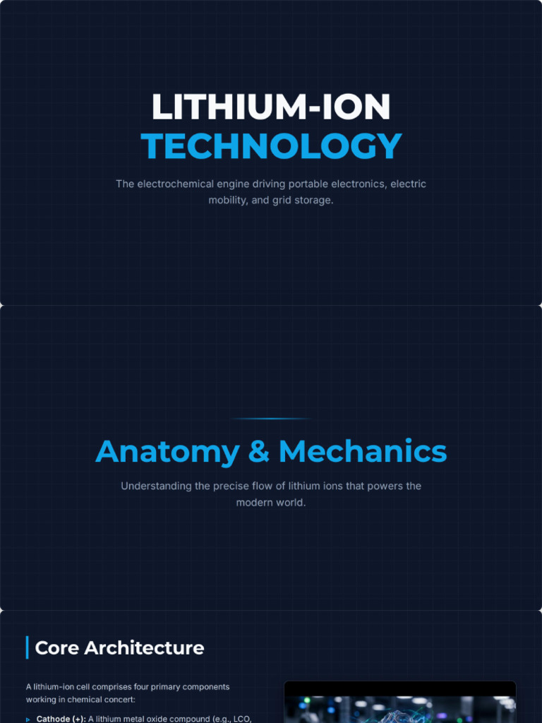 Lithium-Ion Technology | PDF