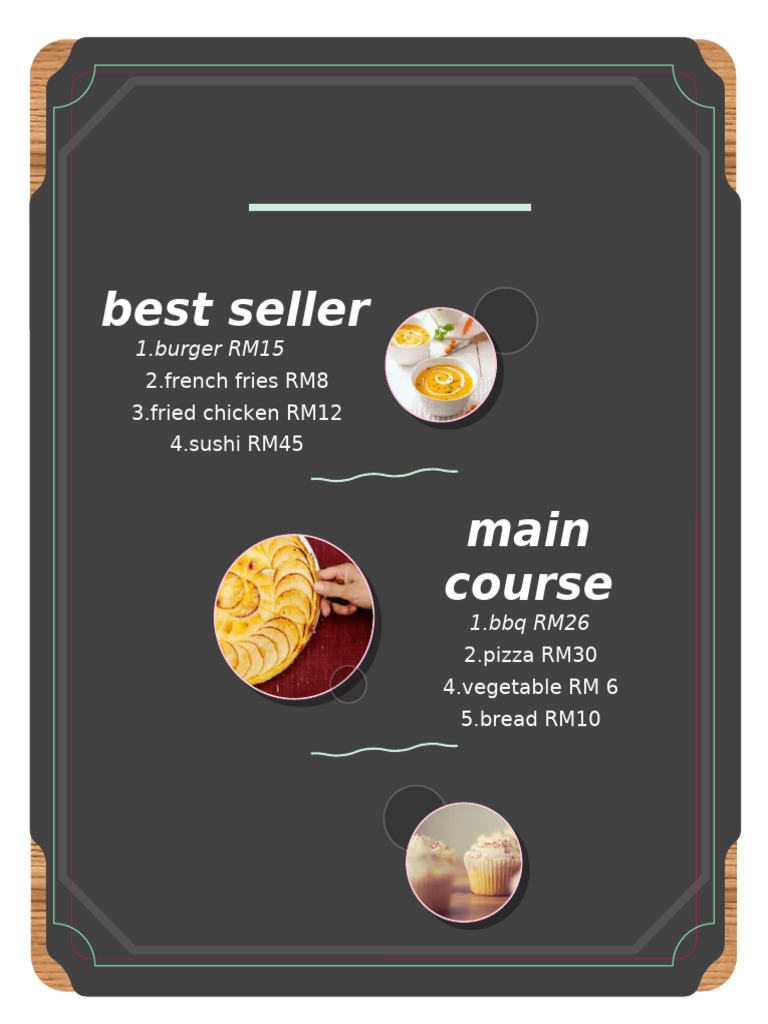 Basic Photo Menu 1 | PDF