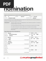 GEPF Nomination Form WP1002 Guide | PDF
