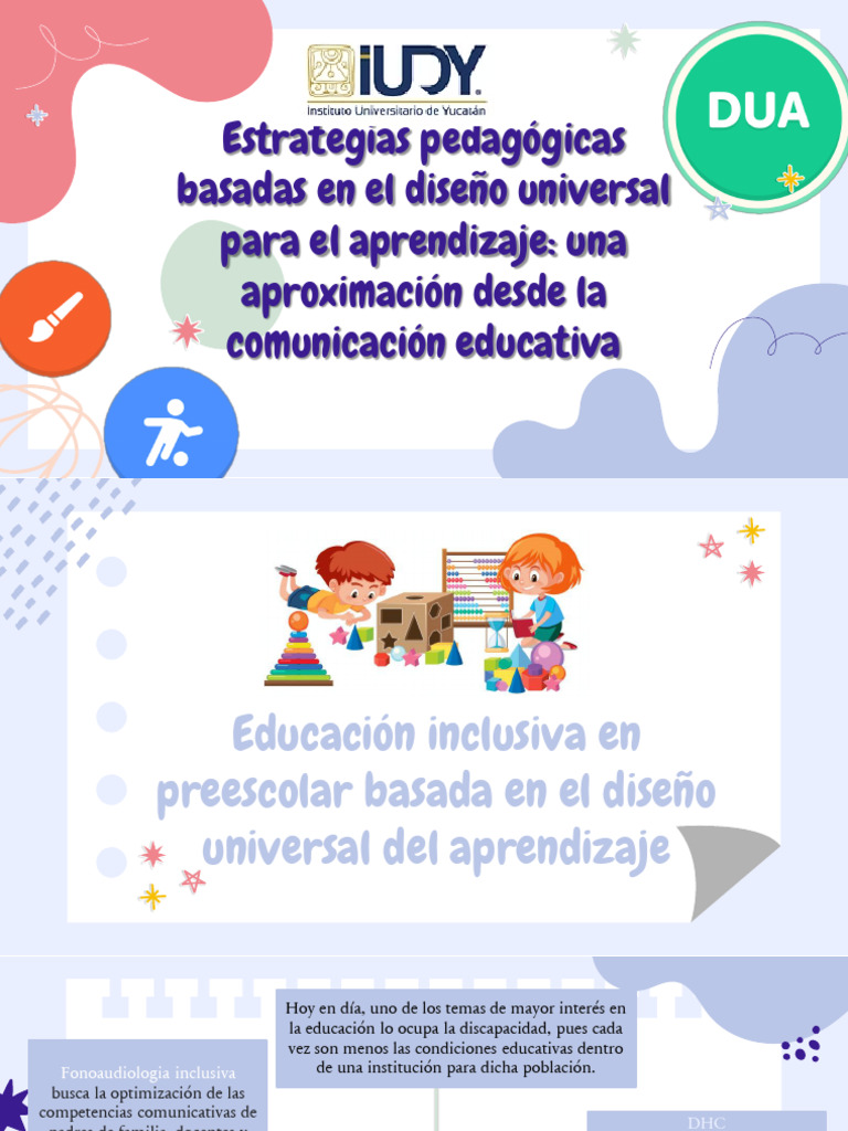 Estrategias Pedagógicas Basadas en El DUA | PDF | Aprendizaje | Enseñando