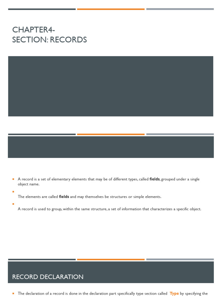 Chapter4 Section Record | PDF | Software Development | Computer Engineering