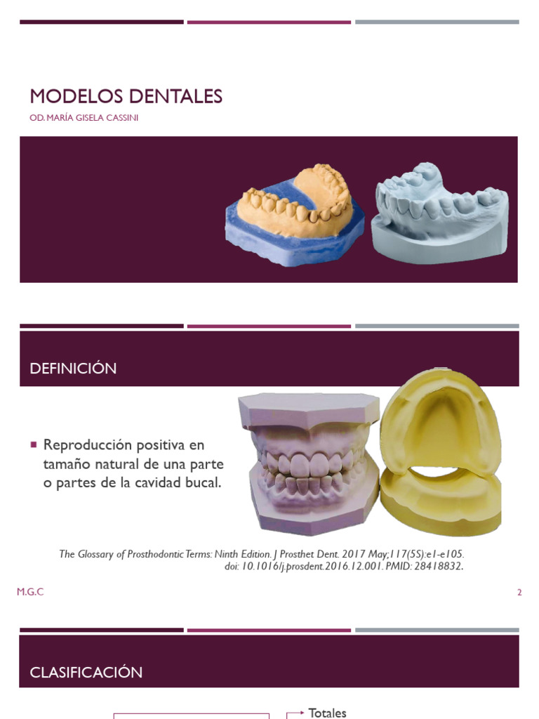 Modelos Dentales | PDF | Yeso | Odontología