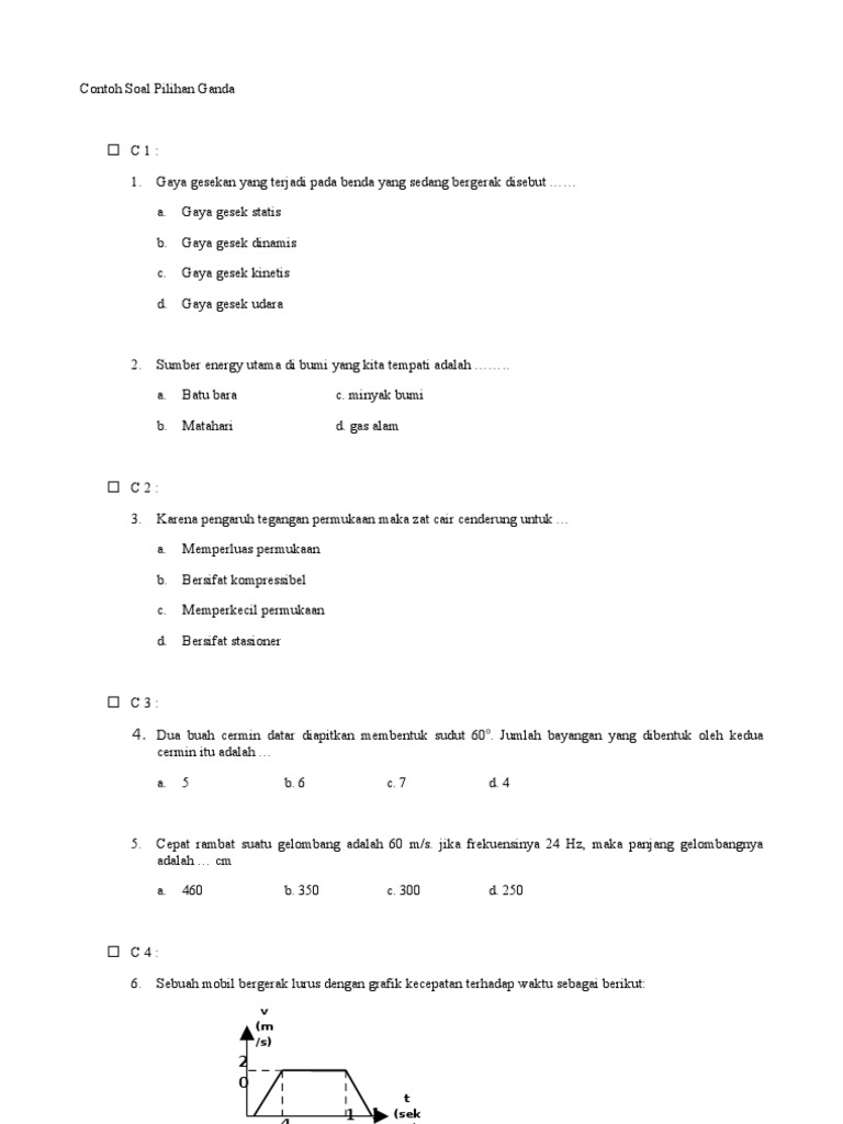 44++ Contoh soal pilihan ganda level c2 dan jawabannya ideas