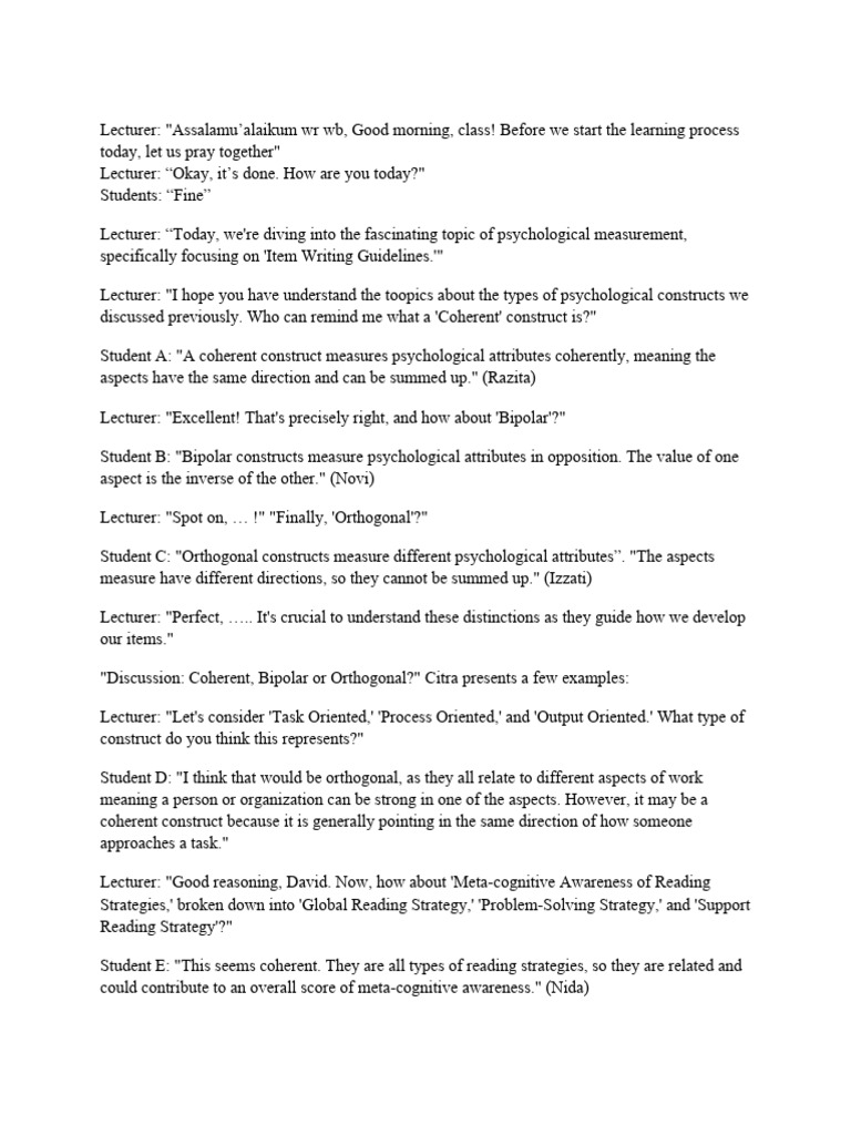 Explaining Items Writing Guidelines | PDF | Anxiety | Behavioural Sciences
