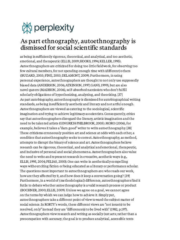 Autoethnography: An Overview Carolyn Ellis, Tony E. Adams & Arthur P ...