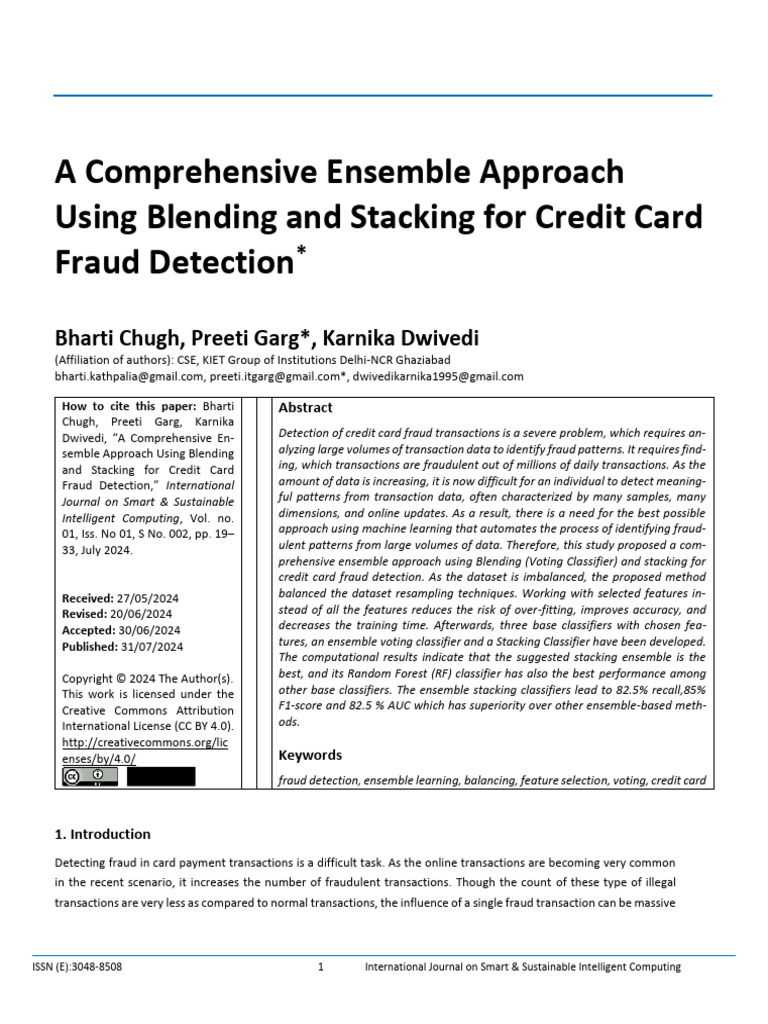 A Comprehensive Ensemble Approach Using Blending and Stacking for ...