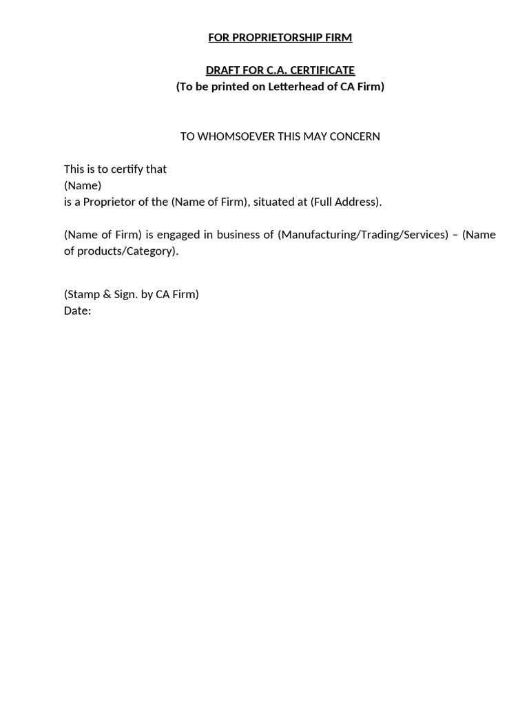 CA Certificate Format 1490804174 | PDF