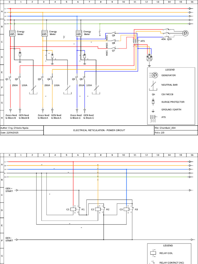 Proposed_Electrical Power & Control CircuitV2 | PDF