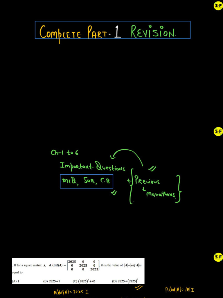 Part - 1 Complete Revision EDITED | PDF