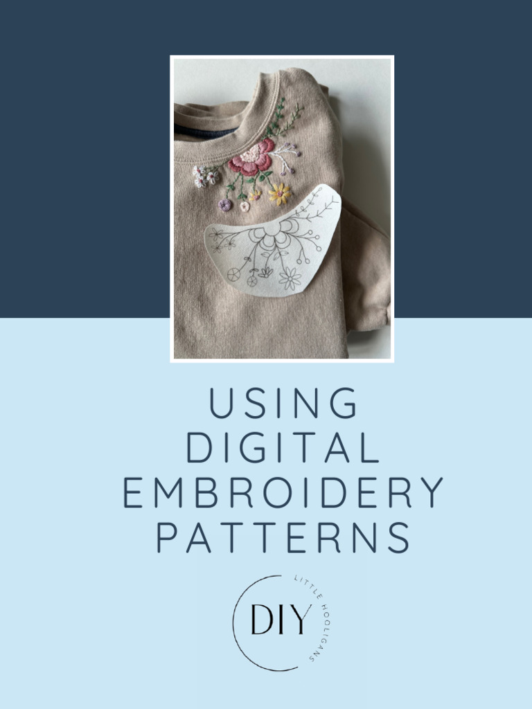 Digital Embroidery Tutorial | PDF | Embroidery | Textile Arts