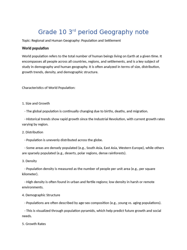 Grade 10 Note | PDF | Cost Of Living | Family Planning